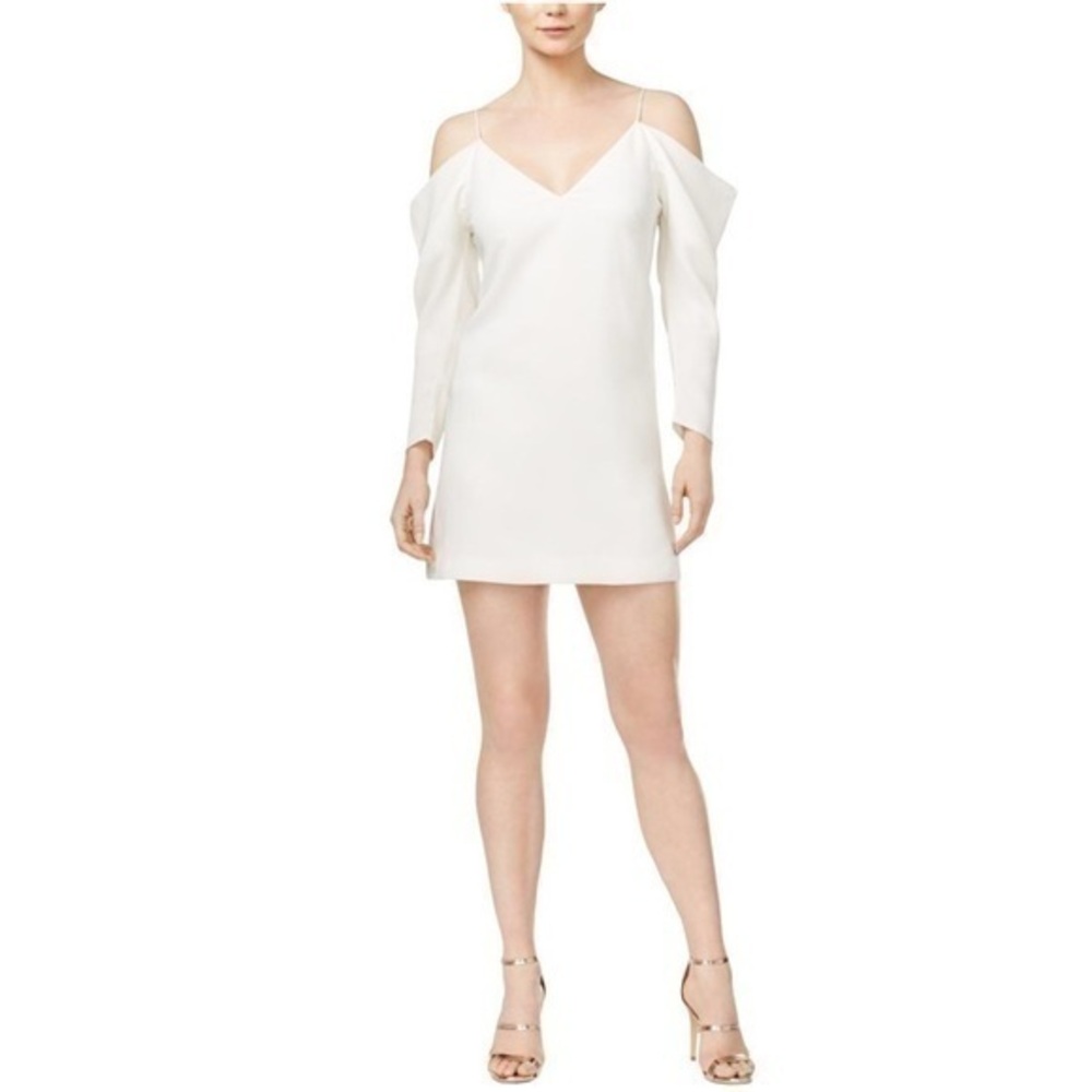 MARE MARE Belle V-Neck Cold-Shoulders Party Dress